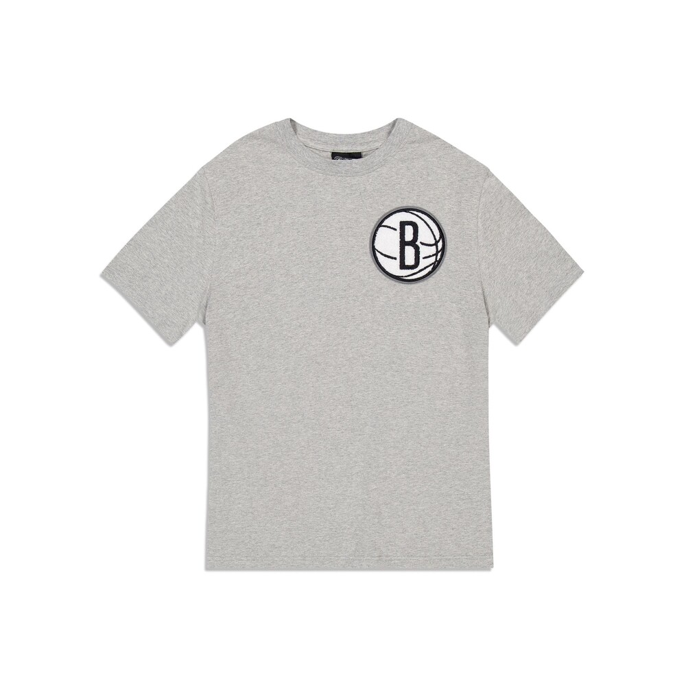 New Era Brooklyn Nets Gray Logo Select T-Shirt - Size S